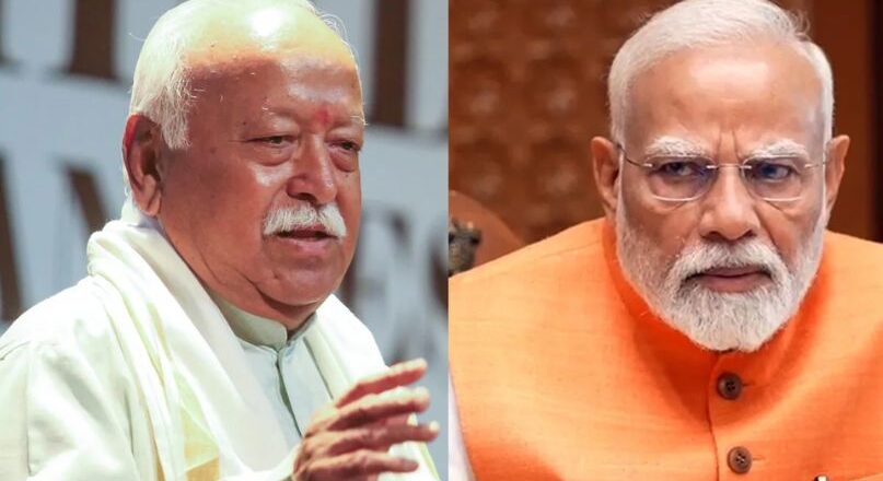 മോഹൻ ഭാഗവതിൻ്റെ പരാമർശം, മോദിക്കെതിരെയെന്ന് പ്രതിപക്ഷം