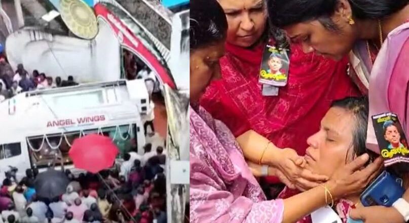 മിഥുന്റെ മരണം; സങ്കടക്കടലായി സ്കൂൾ അങ്കണം