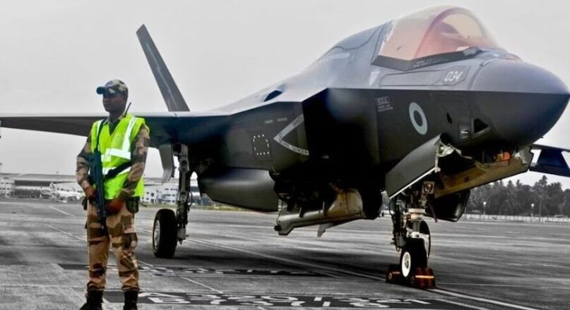ബ്രിട്ടന്റെ യുദ്ധവിമാനം F35 തിരികെ മടങ്ങി