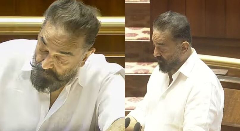 രാജ്യസഭാ എം.പിയായി കമൽഹാസൻ സത്യപ്രതിജ്ഞ ചെയ്തു