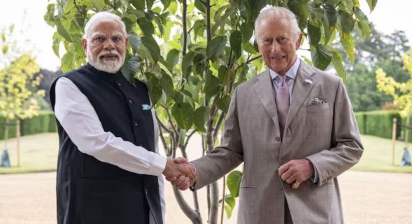 പ്രധാനമന്ത്രി മോദി സാൻഡ്രിംഗ്ഹാം ഹൗസിൽ ചാൾസ് രാജാവിനെ കണ്ടു