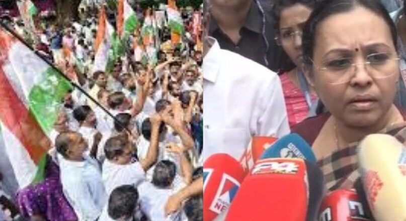 ആരോഗ്യമന്ത്രി വീണാ ജോർജിനെതിരെ യൂത്ത് കോൺഗ്രസ് പ്രതിഷേധം ശക്തമാകുന്നു; എല്ലാ ജില്ലകളിലും മാർച്ച് സംഘടിപ്പിക്കാൻ പ്രതിപക്ഷം
