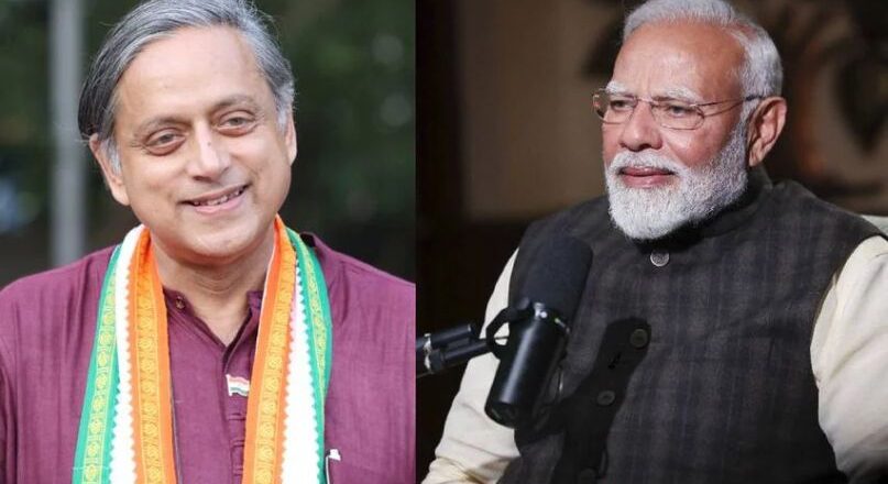 പ്രധാനമന്ത്രിയെ പ്രകീർത്തിച്ച് വീണ്ടും ശശിതരൂർ; ‘മോദി വ്യക്തിപ്രഭാവമുള്ള നേതാവ്’