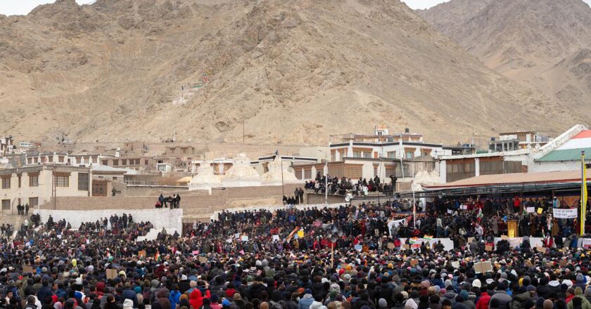 സ്ഥാന പദവി നൽകണം; ലഡാക്കിൽ പ്രതിഷേധം ആളിക്കത്തുന്നു