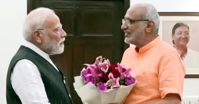 ഇന്ത്യയുടെ പതിനഞ്ചാമത് ഉപരാഷ്ട്രപതിയായി സിപി രാധാകൃഷ്ണന്‍