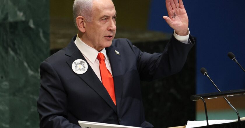 യുഎന്നില്‍ നെതന്യാഹു പ്രസംഗത്തിനെതിരെ പ്രതിഷേധം