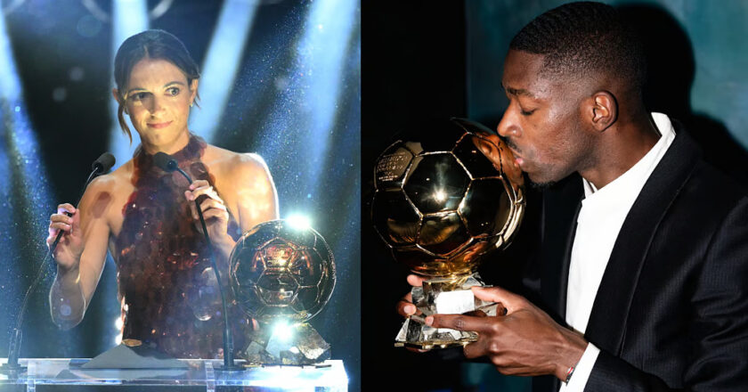 ബാലൺ ഡി ഓർ പുരസ്‌കാരം; ഡെംബലെയും ഐറ്റാന ബോൺമാറ്റിയും ജേതാക്കൾ