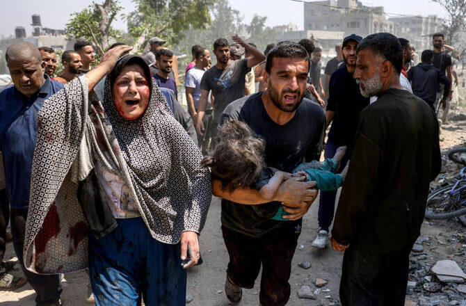 ഗാസയിൽ ഇസ്രയേൽ ആക്രമണം; 46 കുട്ടികൾ ഉൾപ്പെടെ 104പേർ കൊല്ലപ്പെട്ടെന്ന് റിപ്പോർട്ട്