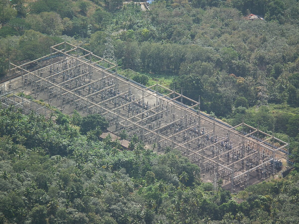 Moolamattom power house Switch yard view and area 5861