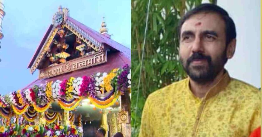 പുതിയ കവാടം നിർമിച്ച് നൽകാമെന്ന് വാഗ്ദാനം: ശബരിമലയിൽ നിലവിലുള്ളത് ഉണ്ണികൃഷ്ണൻ പോറ്റി നിർമിച്ച ശ്രീകോവിൽ കവാടം