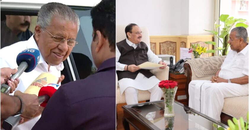 മുഖ്യമന്ത്രി ദില്ലിയിൽ, അമിത്‍ ഷായുമായി കൂടിക്കാഴ്ച നടത്തി