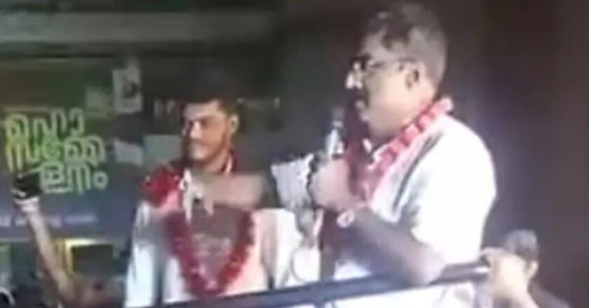 വിവാദം: മലപ്പുറത്ത് വിജയാഹ്ലാദ പ്രസംഗത്തിൽ സ്ത്രീവിരുദ്ധ പരാമർശങ്ങൾ