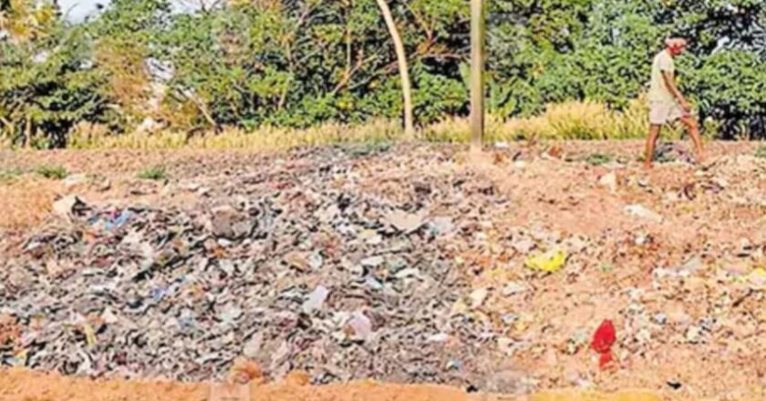 കപ്പയൊ കാച്ചിലൊ അല്ലാ! മണ്ണുമാറ്റിയപ്പോൾ പൊക്കിയത് ടൺ കണക്കിന് പ്ലാസ്റ്റിക്ക് മാലിന്യം