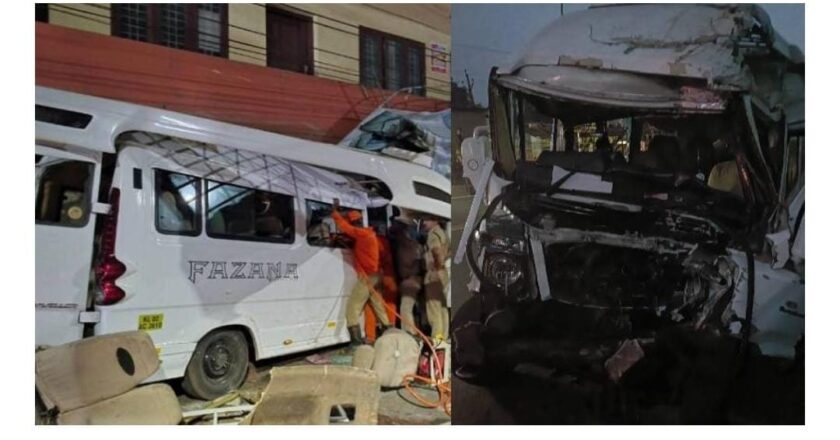 റാന്നിയിൽ വാൻ അപകടത്തിൽ ഒരാൾ മരിച്ചു; അപകടത്തിൽപ്പെട്ടത് ശബരിമല തീർത്ഥാടകർക്ക് അന്നദാനം നടത്തി വന്ന സംഘം