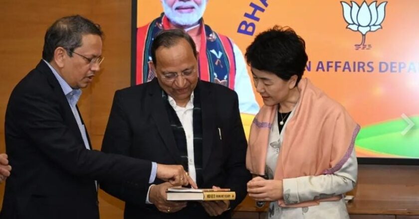 ഗൽവാൻ സംഘർഷത്തിന് ശേഷം ആദ്യം; ചൈനീസ് കമ്യൂണിസ്റ്റ് പാർട്ടി പ്രതിനിധികൾ ബിജെപി ആസ്ഥാനത്ത്