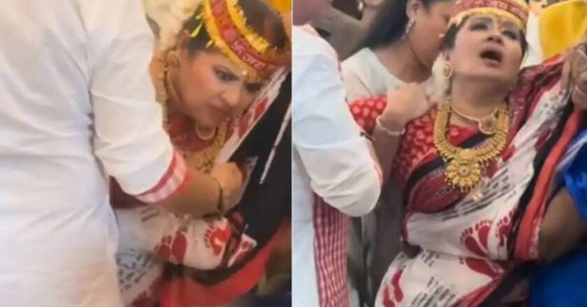 ആത്മീയ വേദിയിൽ വികാരാധീനയായി സുധാ ചന്ദ്രൻ; മുംബൈയിലെ ‘മാതാ കീ ചൗക്കി’ ചടങ്ങിനിടെയുള്ള ദൃശ്യങ്ങൾ വൈറൽ