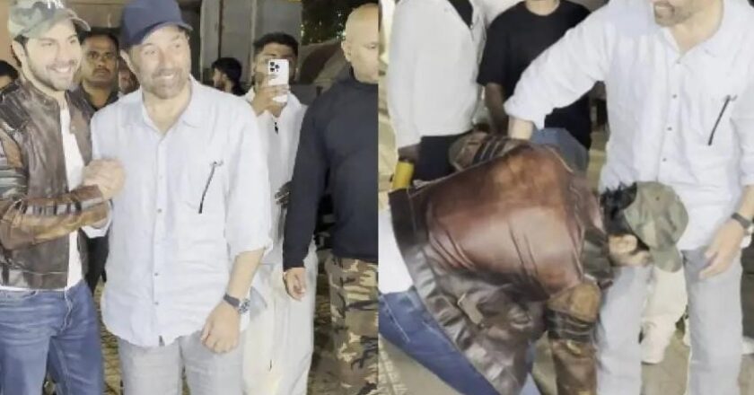 ​സണ്ണി ഡിയോളിന്റെ കാൽതൊട്ട് വന്ദിച്ച് വരുൺ ധവാൻ; ബോർഡർ-2 ചടങ്ങ് വൈറൽ