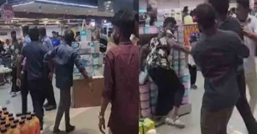 മാളിൽ പൊലീസുകാരന് മർദനം; എസ്‌എഫ്‌ഐ പ്രവർത്തകർക്കെതിരെ കേസ്