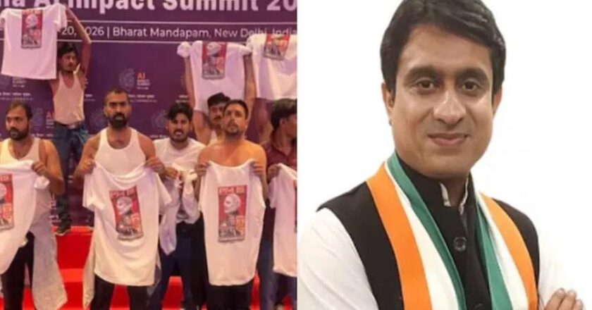 എഐ ഉച്ചകോടി പ്രതിഷേധം ; യൂത്ത് കോൺഗ്രസ് ദേശീയ അധ്യക്ഷൻ അറസ്റ്റിൽ