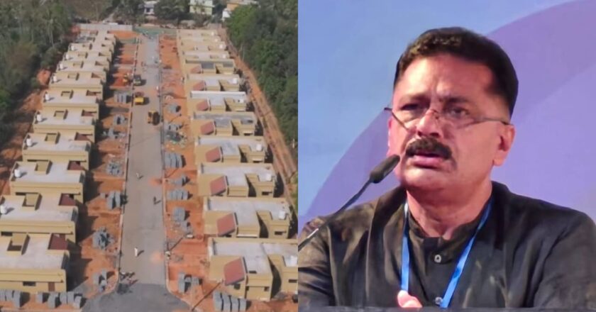 ദുരിതബാധിതർക്കു ആശ്വാസമായി ‘സ്നേഹ ഭവനങ്ങൾ’; മുസ്ലീം ലീഗ് നിര്മിച്ച ഭവനങ്ങളുടെ താക്കോൽ കൈമാറി;