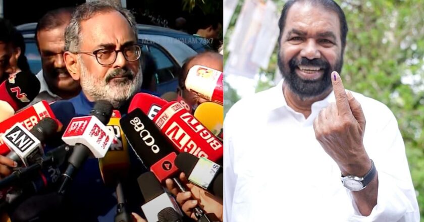 നേമത്ത് ആശങ്കയ്ക്ക് ഇടയില്ലെന്ന് വി. ശിവൻകുട്ടി; കേരളം മാറണം, മാറാത്തത് മാറ്റണമെന്ന് രാജീവ് ചന്ദ്രശേഖർ